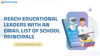 Reach Educational Leaders with an Email List of School Principals
