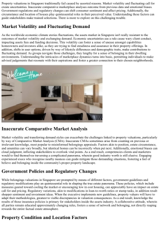 Why Do Property Valuations Fail in Singapore?