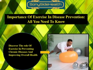 Importance Of Exercise In Disease Prevention