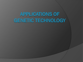 genetictechnologypresentation