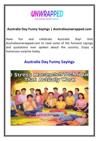 Australia Day Funny Sayings  Australiaunwrapped.com