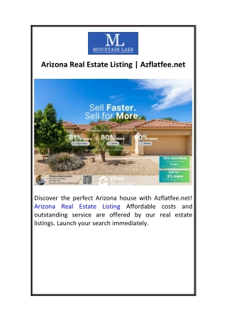 Arizona Real Estate Listing  Azflatfee.net