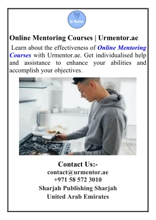 Online Mentoring Courses  Urmentor.ae