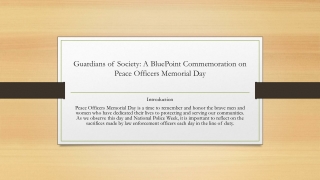 Guardians of Society