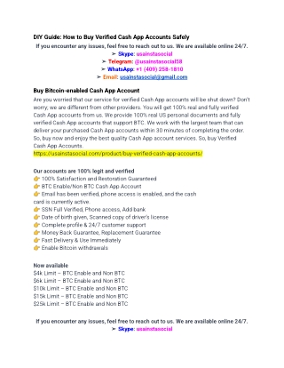 DIY Guide_ How to Buy Verified Cash App Accounts Safely in this your 2025