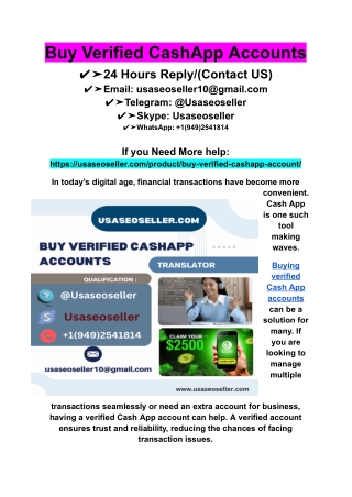 _Buy Verified CashApp Accounts