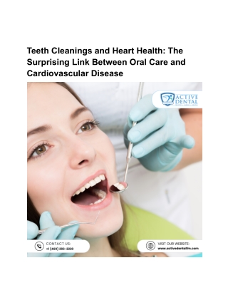 Teeth Cleanings and Heart Health_ The Surprising Link Between Oral Care and Cardiovascular Disease