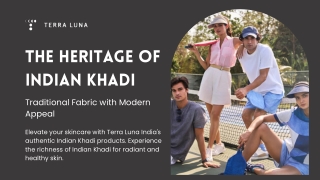 Buy Indian Khadi Cloth | Terra Luna India