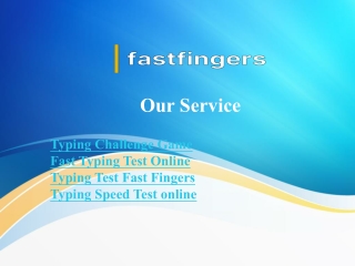 Typing Challenge Game