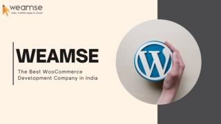 Best WooCommerce Development Company in India