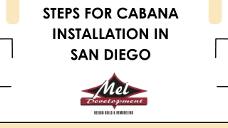 Cabana installation guide