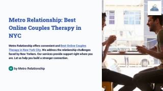 Discover the Best Online Couples Therapy in NYC Today