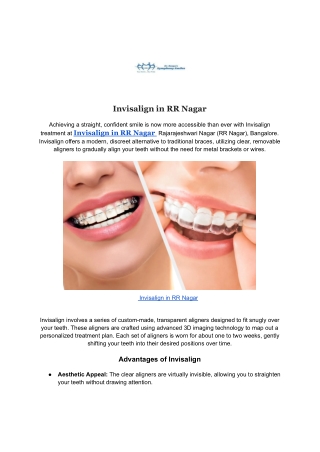 Invisalign in RR Nagar