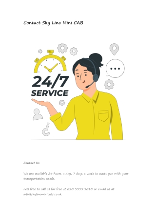 Contact Sky Line Mini CAB