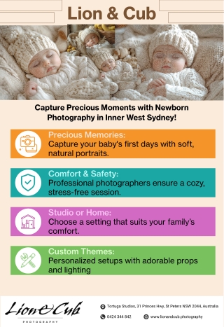 Capture Precious Moments with Newborn Photography in Inner West Sydney!
