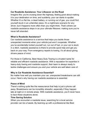 Best Heavy duty towing