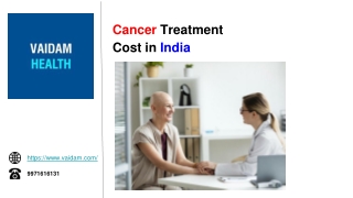 Cancer Treatment Cost in India