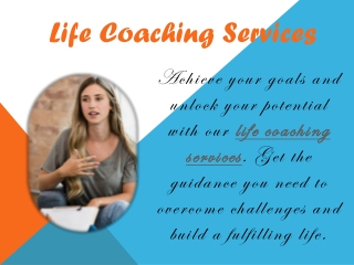 Life Coaching Services