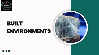 Professional Hazardous Material Assessment – Built Environments