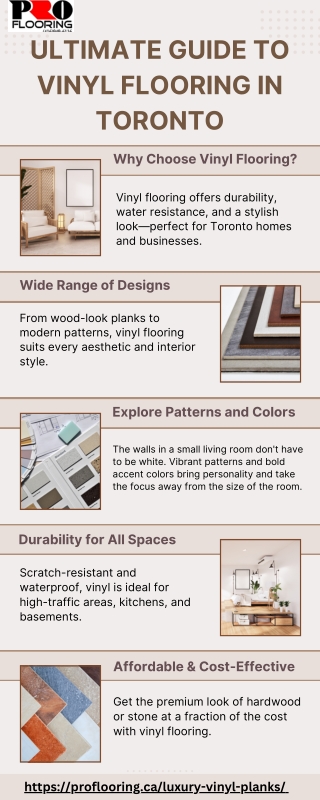 Vinyl Flooring in Toronto: Durable, Stylish & Affordable Solutions
