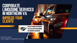Corporate Limousine Services in Northern VA Impress Your Clients
