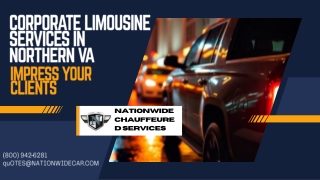 Corporate Limousine Services in Northern VA Impress Your Clients