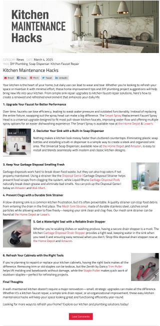 Top Kitchen Maintenance Hacks to Save Time & Money