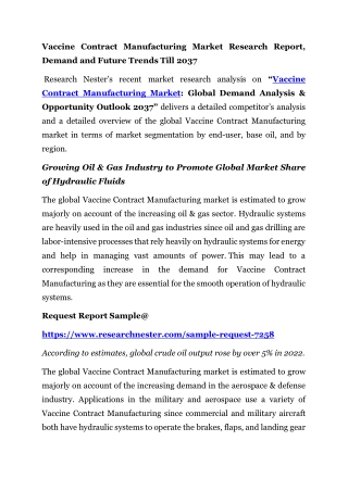 6-Vaccine Contract Manufacturing Market
