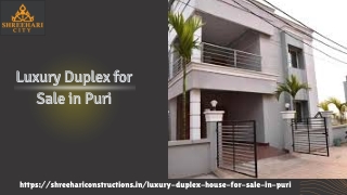 Luxury Duplex for Sale in Puri