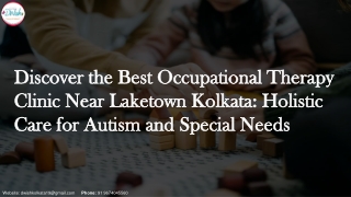 Best Occupational Therapy Clinic Near Laketown Kolkata