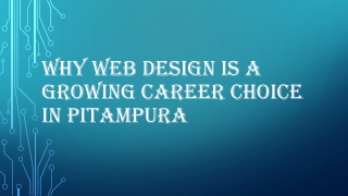 Why Web Design is a Growing Career Choice