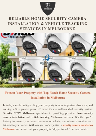 Expert Security Camera Installation & GPS Tracking in Melbourne