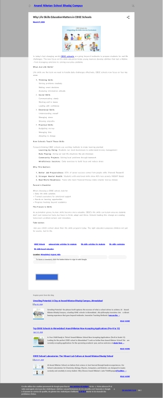 Life Skills Education in CBSE Schools: Preparing Students for the Future