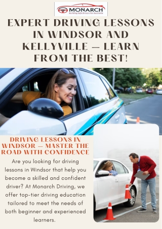 Expert Driving Lessons in Windsor & Kellyville  Professional Driving Instructors