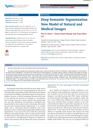Deep Semantic Segmentation New Model of Natural and Medical Images