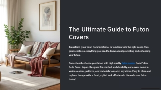The Ultimate Guide to Futon Covers