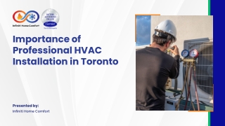 The Importance of Professional HVAC Installation in Toronto