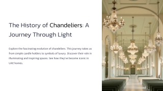 Luxury chandeliers