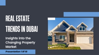 Real Estate Trends in Dubai