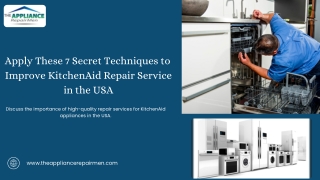 Affordable KitchenAid Repair Service in the USA - The Appliance Repairmen