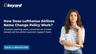 Lufthansa Airlines name change policy