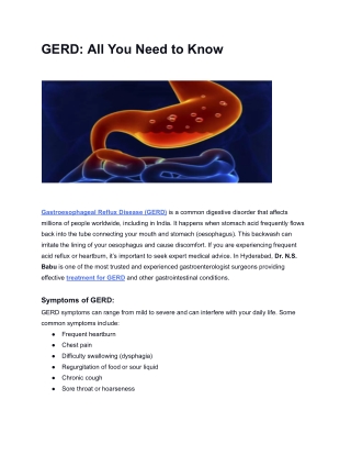 GERD_ All You Need to Know