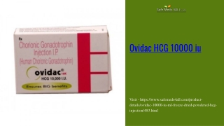 Ovidac HCG 10000 iu