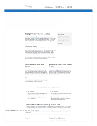 Everything You Need to Know About Getting an Orange Liquor License