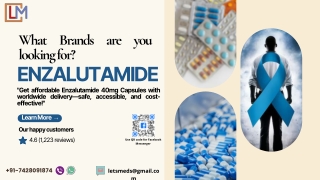 Buy Enzalutamide Capsules Price Online Manila Philippines