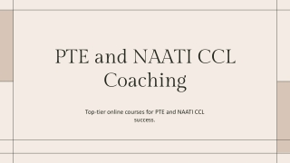 Achieve Your Target Score with PTE Preparation Online