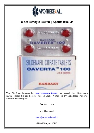 super kamagra kaufen  Apotheke4all.is