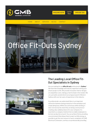 Office Fit Outs Sydney