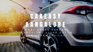 What Makes Careasy Bangalore Stand Out in Car Care Services?
