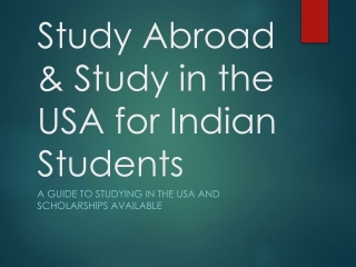 study in usa for indian students